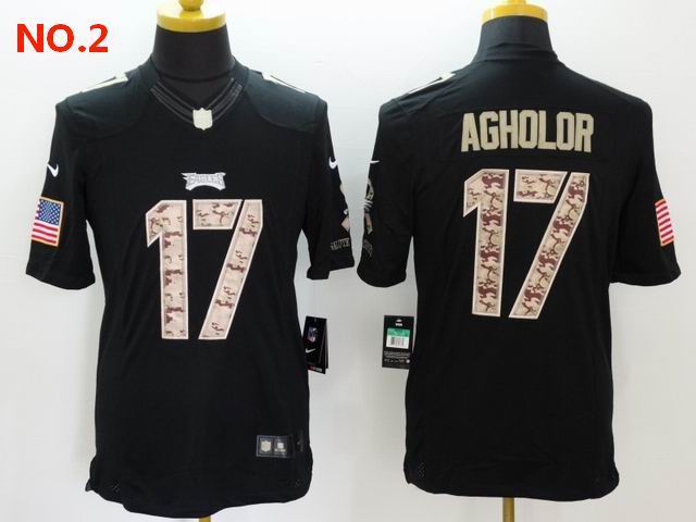 Men's Philadelphia Eagles #17 Nelson Agholor Jersey NO.2;